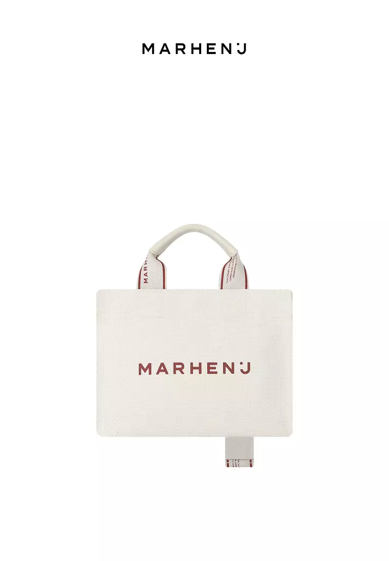 RICO MINI SIGN Canvas Crossbody Bag Ivory