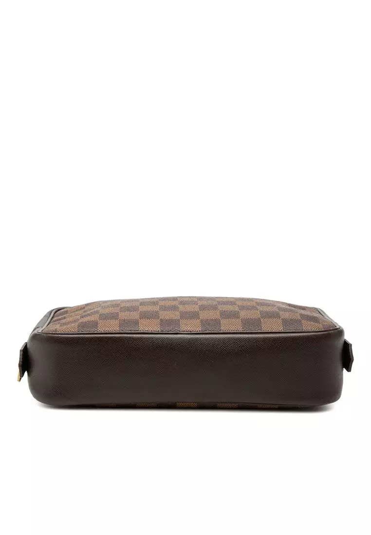 Pre-Loved Louis Vuitton Damier Ebene Trousse Toilette 25