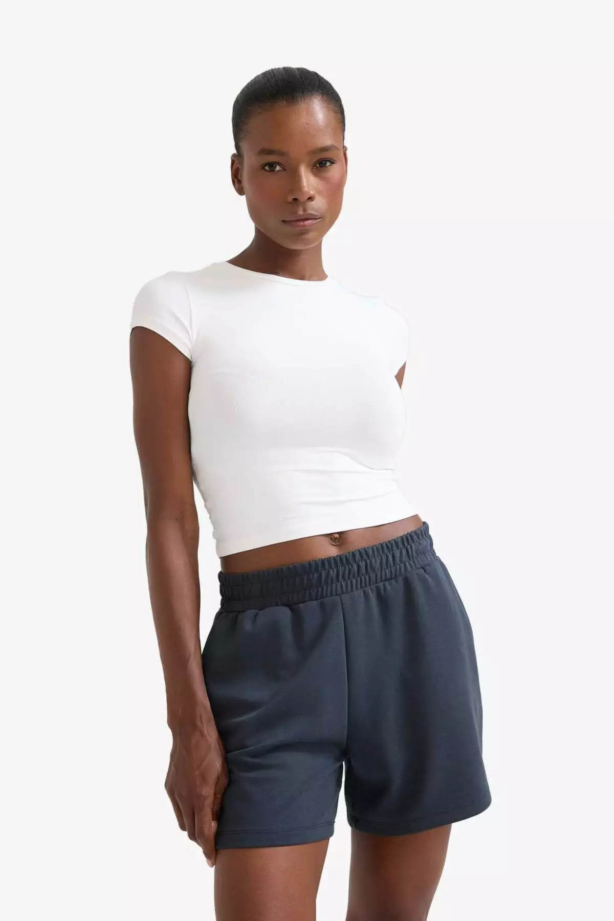 Defactofit Standard Fit Short Leg Modal Shorts F5001Ax25Sm