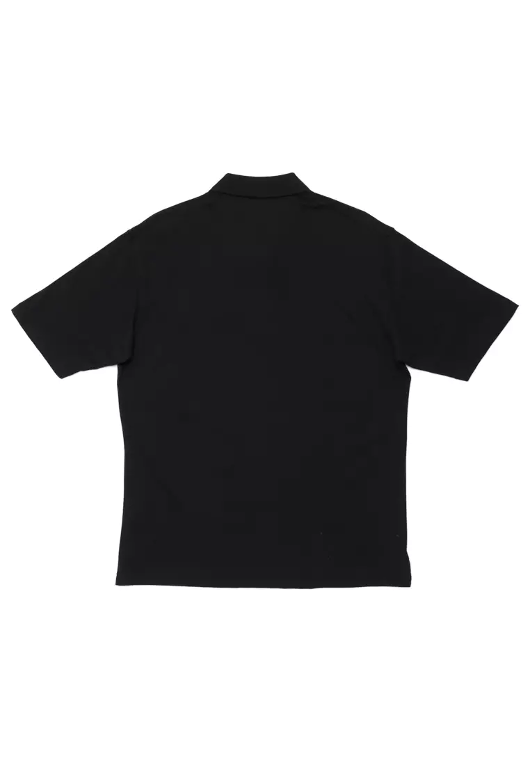 Giordano black 2025 polo shirt