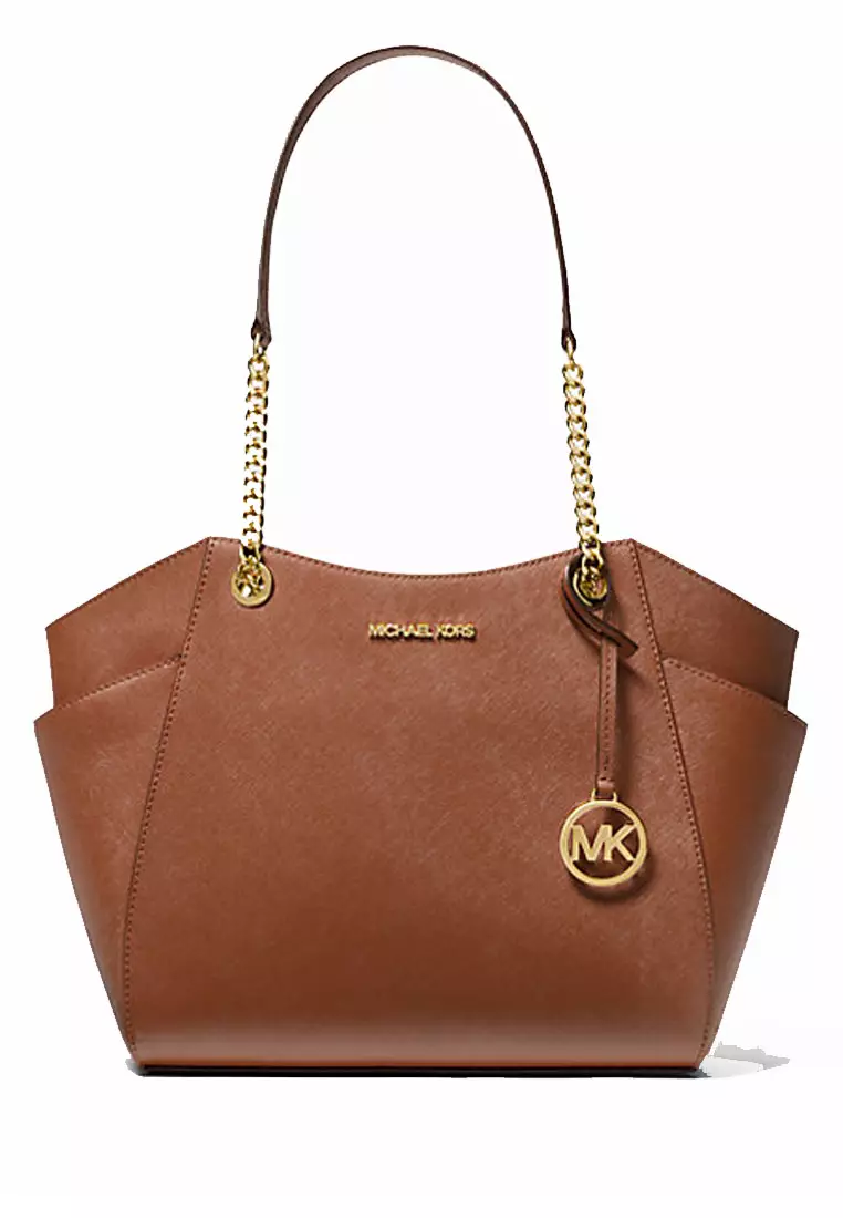 Jet Set Large Saffiano Leather Shoulder Bag