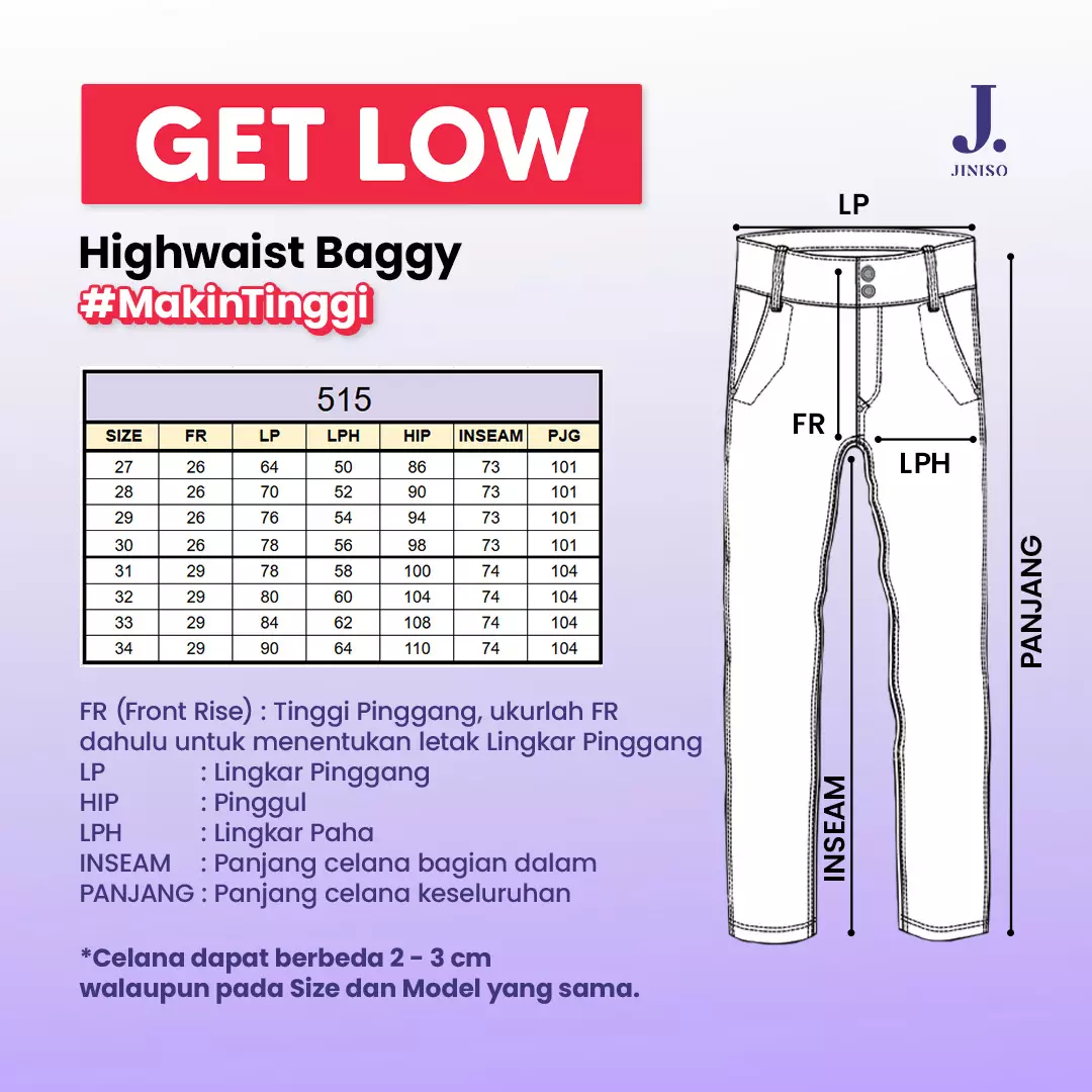 Highwaist Baggy Jeans 515 GET LOW