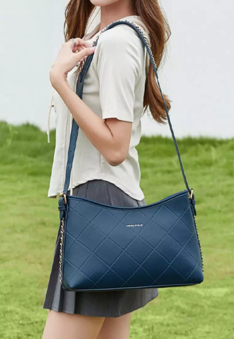 Buy Swiss Polo Sling Bag / Crossbody Bag Dark Blue 2023 Online