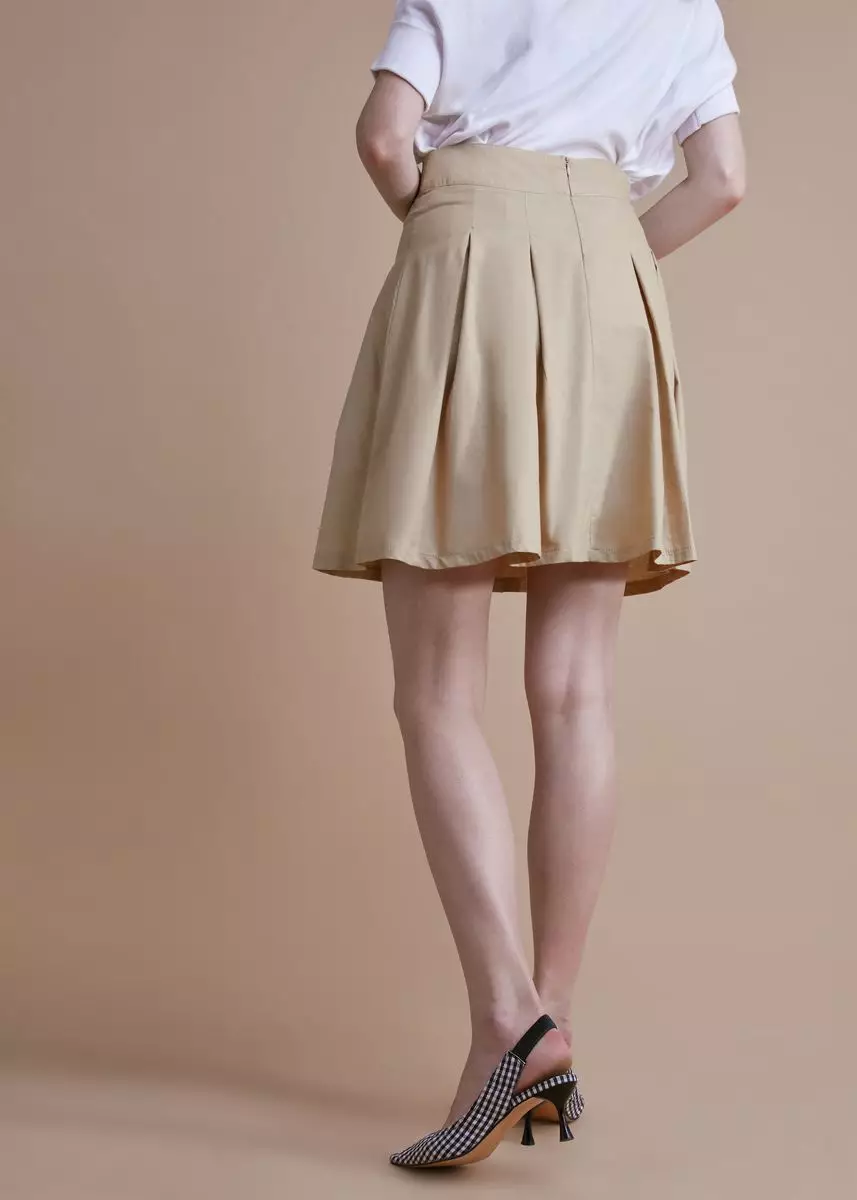 Jual BarBar BarBar Mini Skirt Khaki Original 2023 | ZALORA Indonesia ®