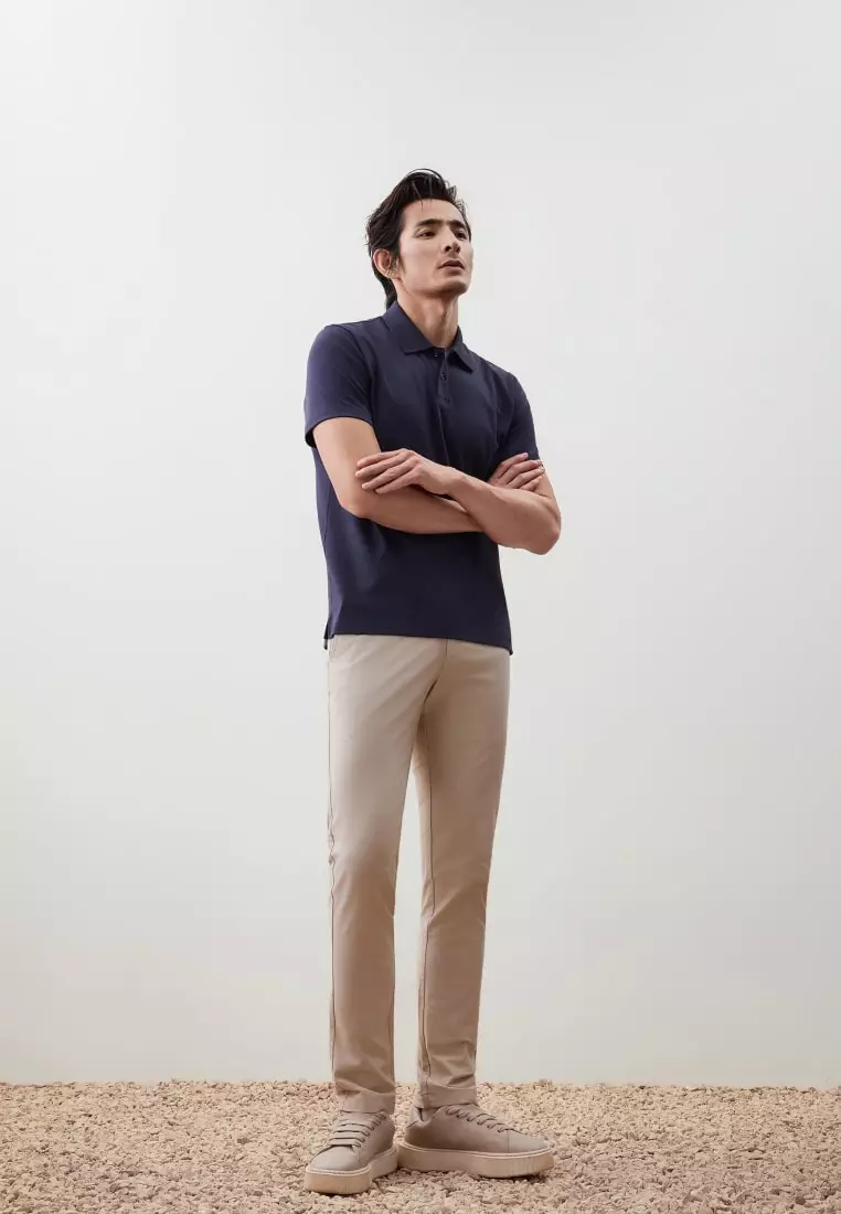 G2000 Cool Touch Cotton Interlock Smart Fit Polo Tee