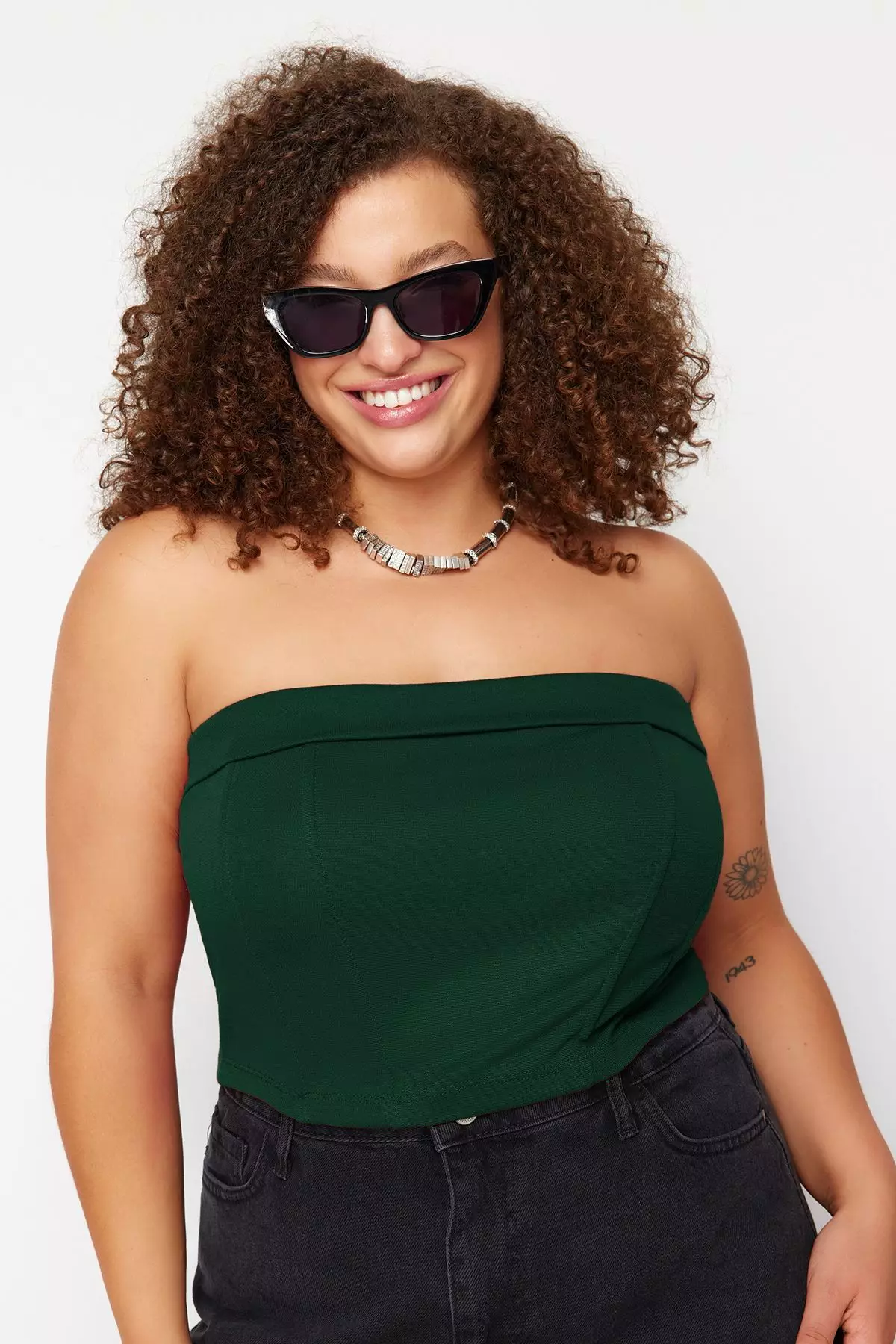 Plus Size Bandeau Top