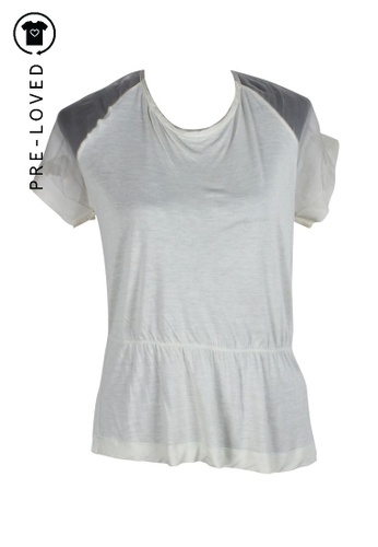 Buy Fendi Pre Loved Fendi Whirt Top With Transparent Sleeves