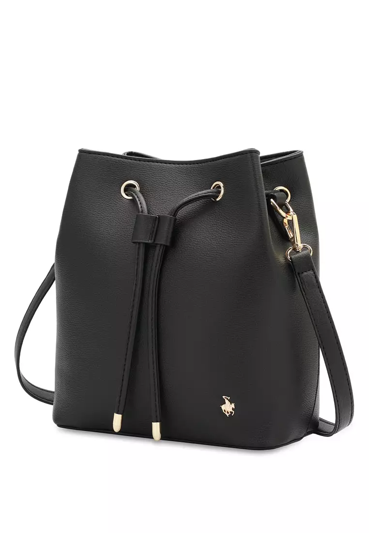 Women's Bucket Bag / Shoulder Bag / Sling Bag / Crossbody Bag (Tas Ember Wanita / Tas Bahu Wanita / Tas Selempang Wanita ) - Hitam