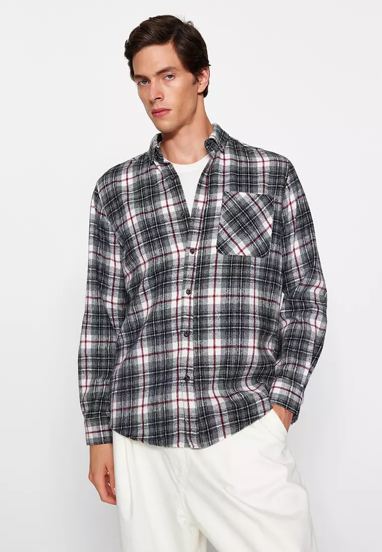 Mens casual check new arrivals shirts