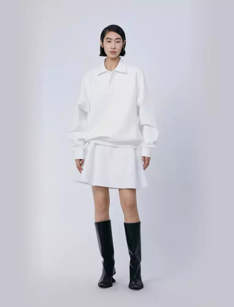 A-Line Short Waist Skirt