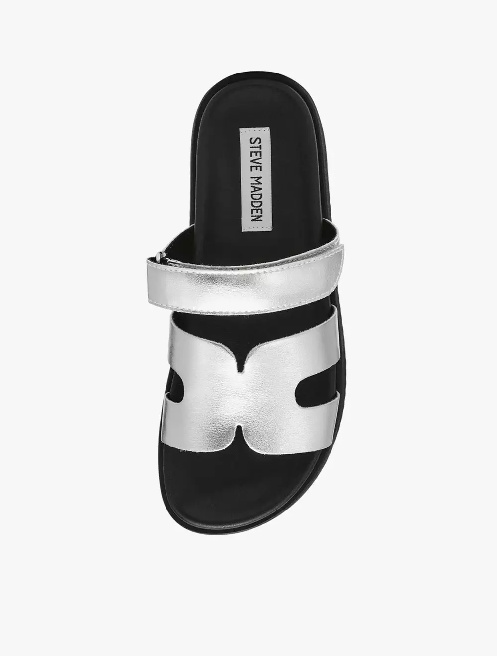 Steve Madden MISSILE Women's Flat Sandals - Silver