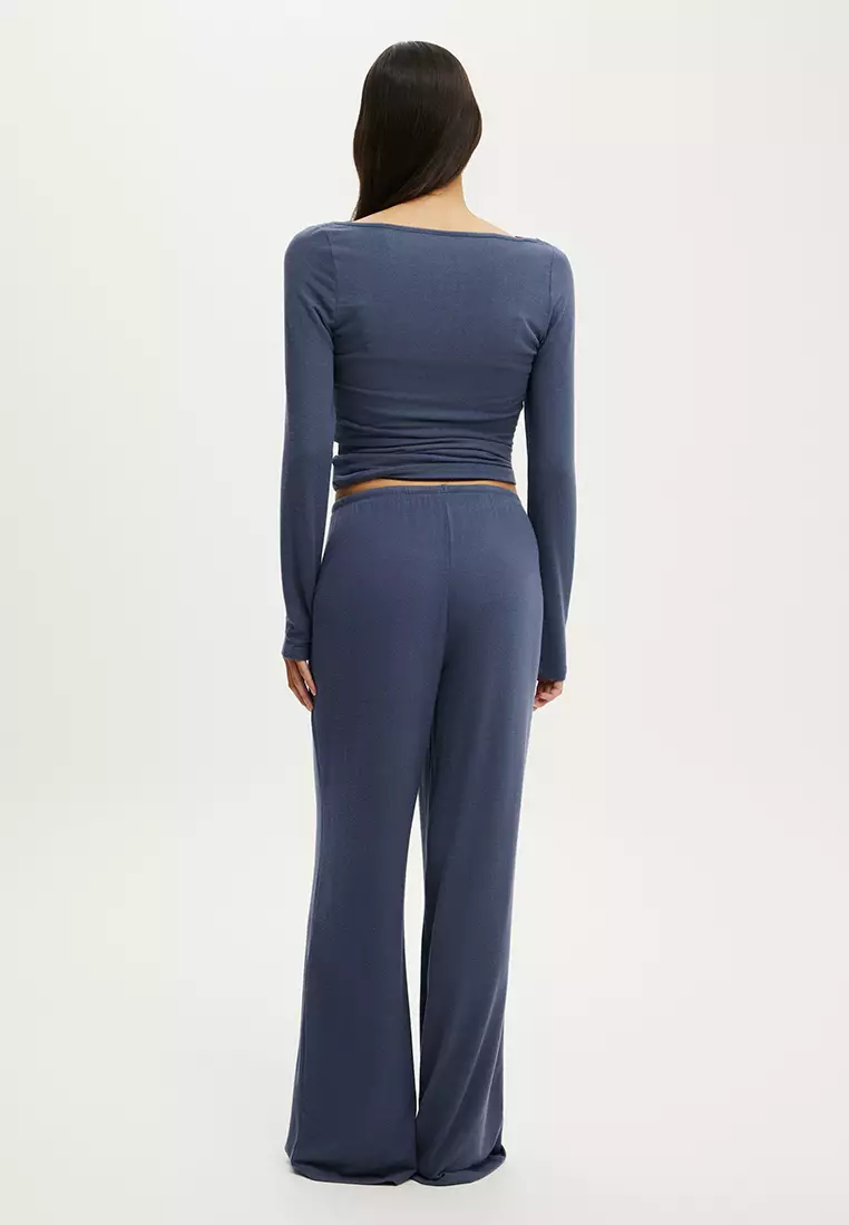 Super Soft Low Rise Wide Leg Pants