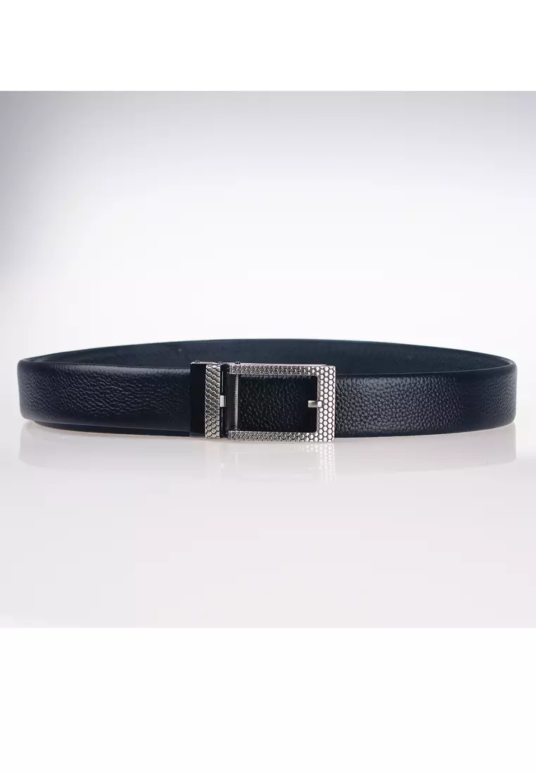 Buy FANYU Men's Slide Buckle Automatic Belts Ratchet Genuine Leather