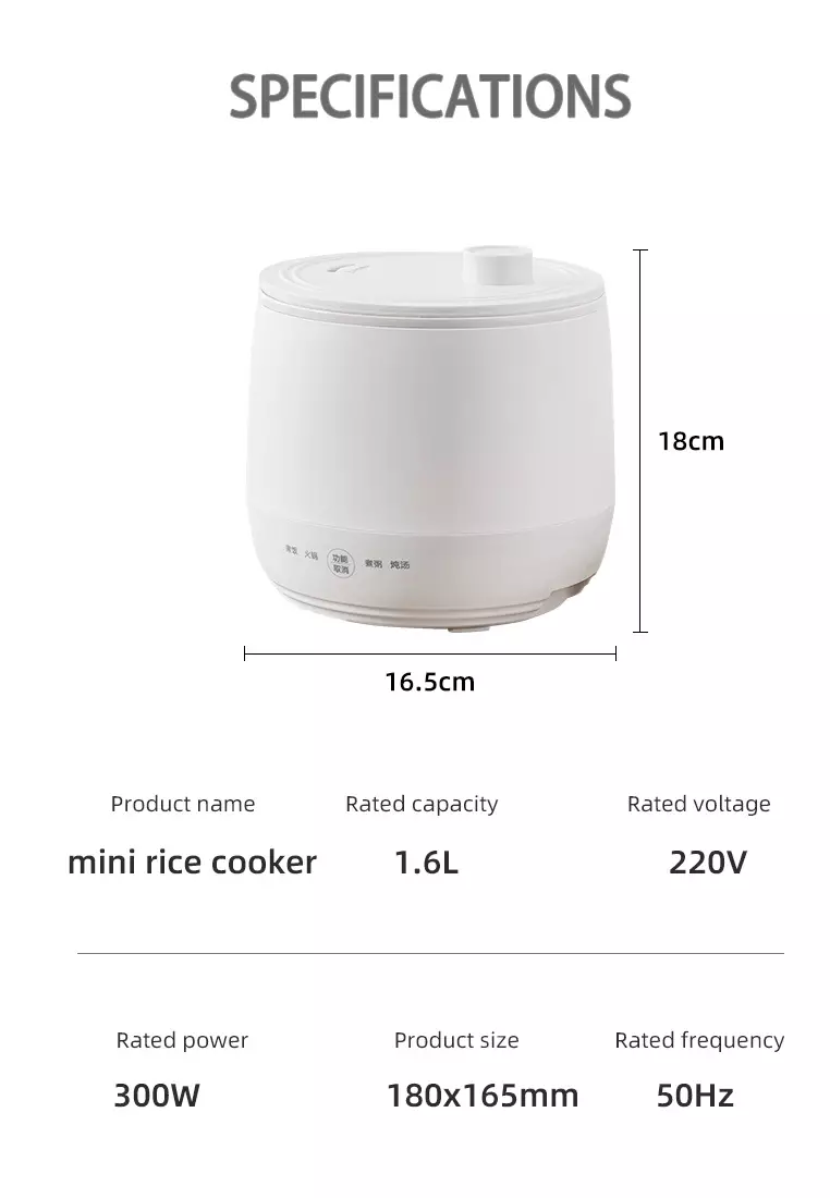 Buy Maidronic Maidronic 1.6L Ceramic Glaze Multifunctional Electric