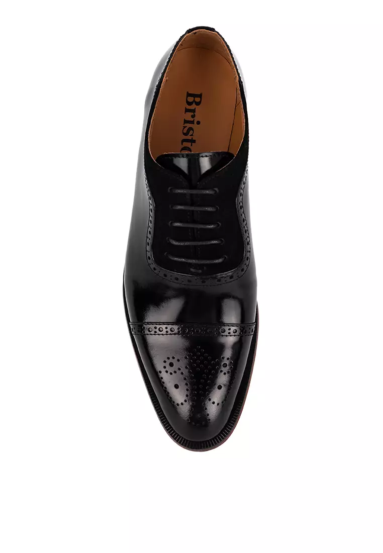 Bowman Black Captoe Oxford