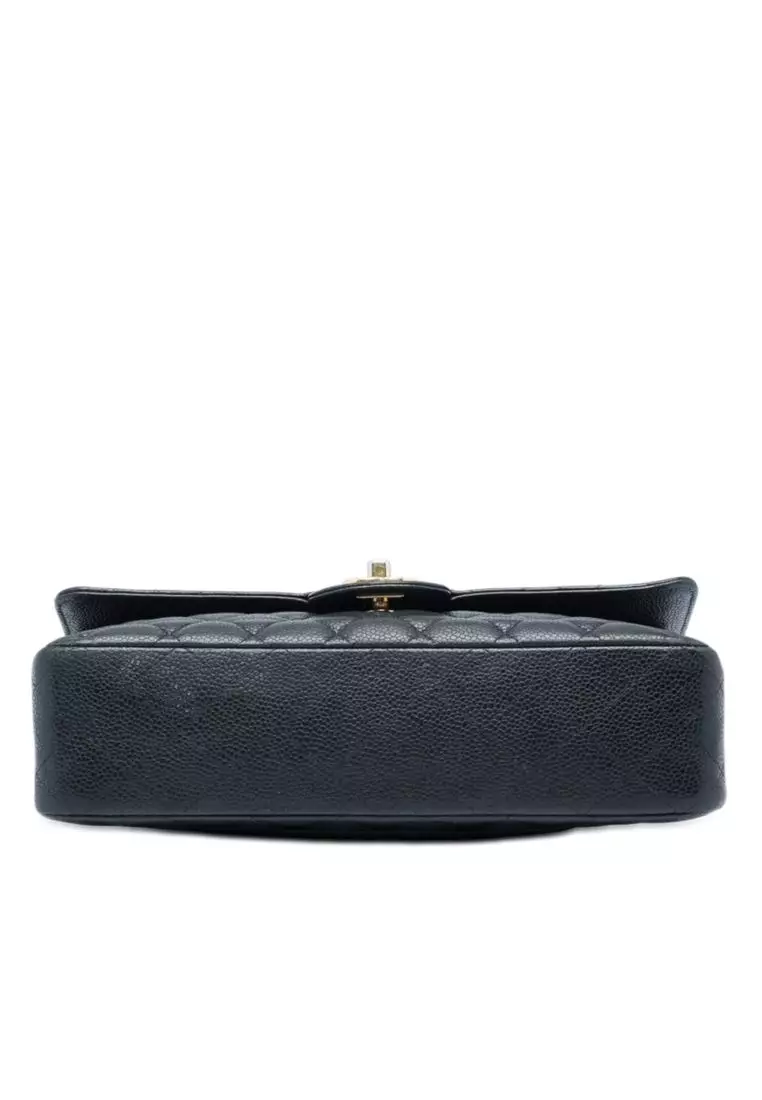 Pre-Loved Chanel Medium Classic Caviar Double Flap