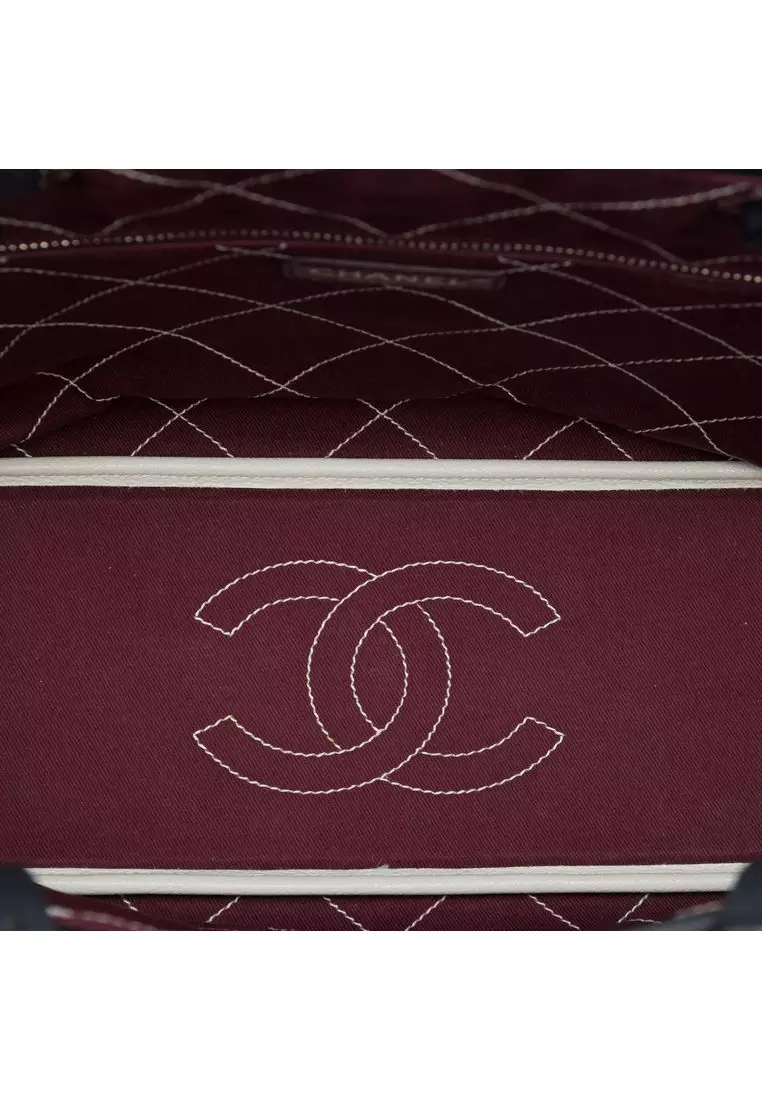 Pre-Loved Chanel Quilted Caviar Shopping Fever Tote