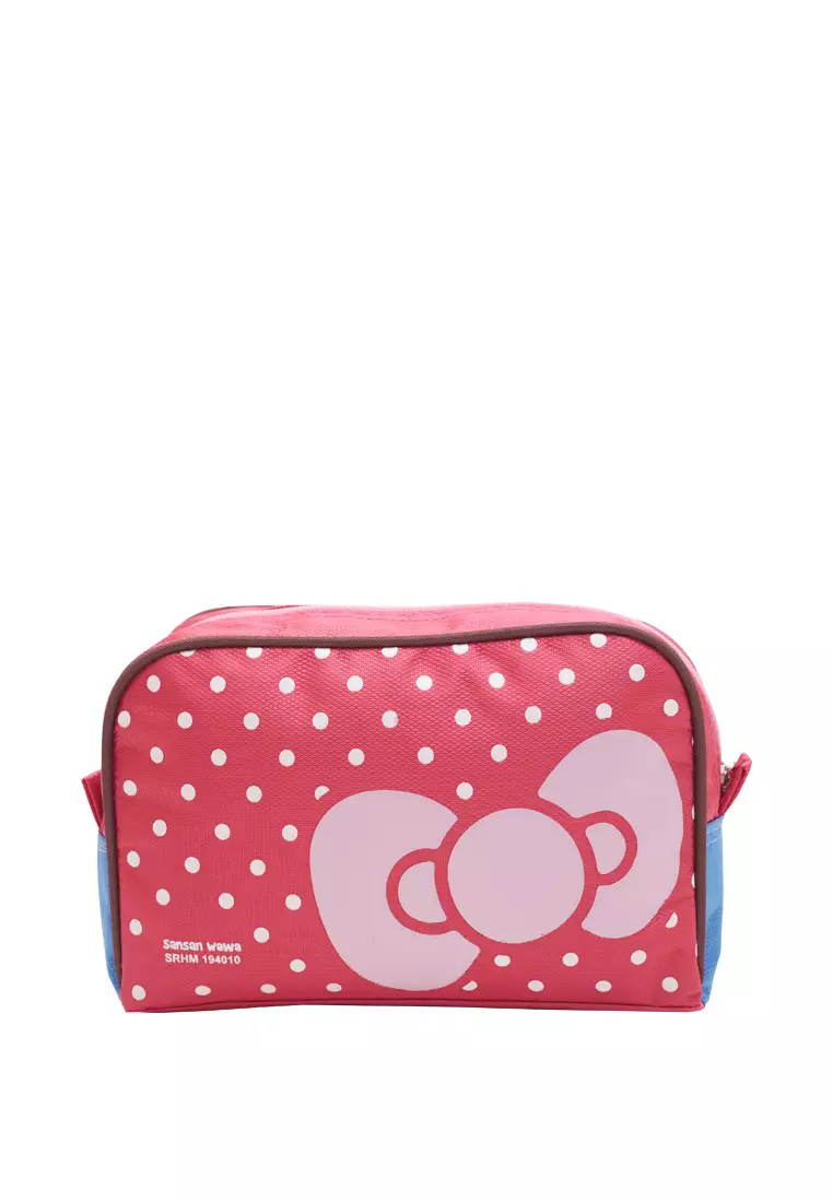 Pencil Case Hello Kitty and Little Miss Hug Fuchsia