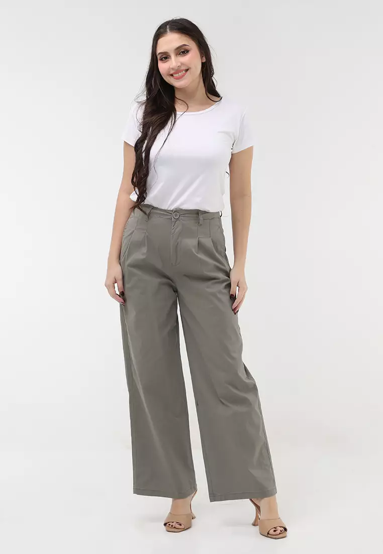 Wide Leg Trousers