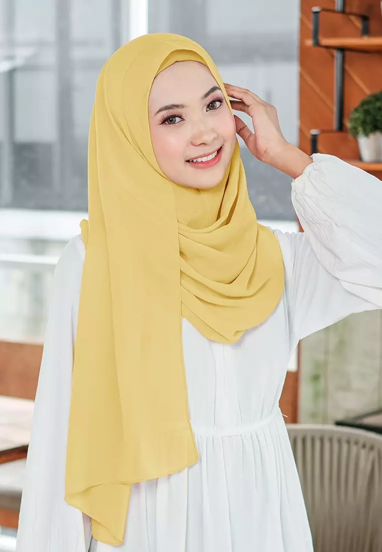 HIJAB INSTAN SHEILA - LIGHT MUSTARD