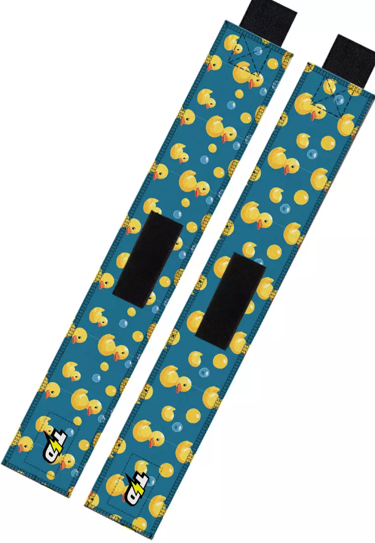TB022 Wrist Wrap Oly Lifting Gym "rubber ducky" turquoise