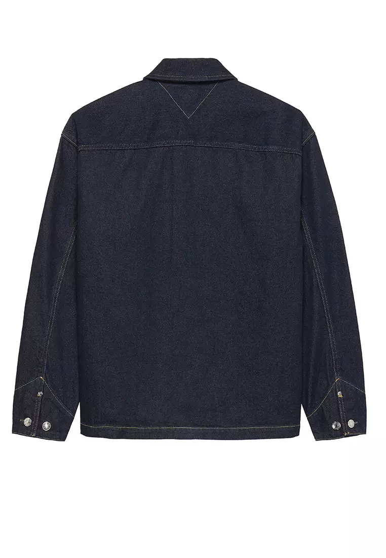 Relaxed Denim Chore Jacket - Tommy Jeans