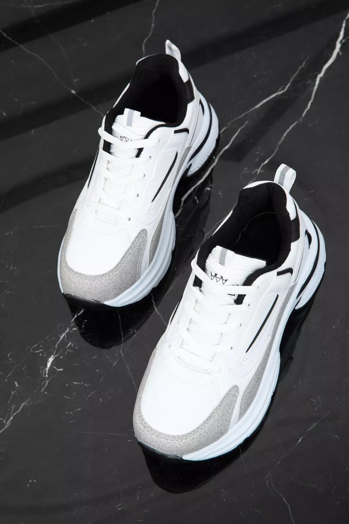 Women's Sneaker 19686 - Ice, White and Black