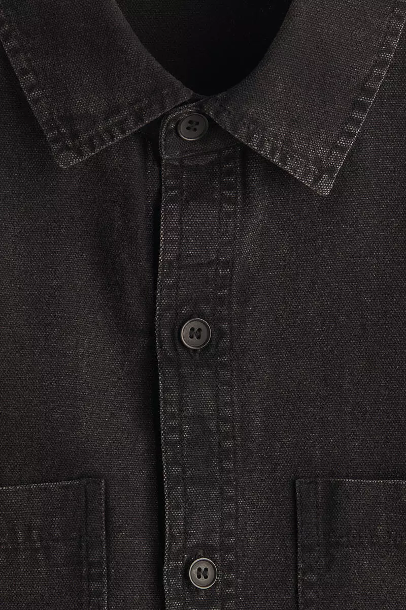 Relaxed Fit Cotton canvas shirt