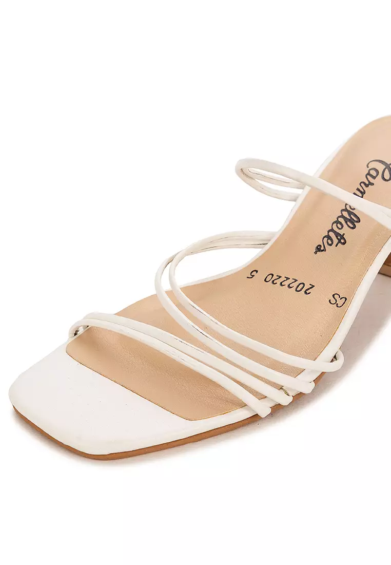 Strappy Kitten Heels