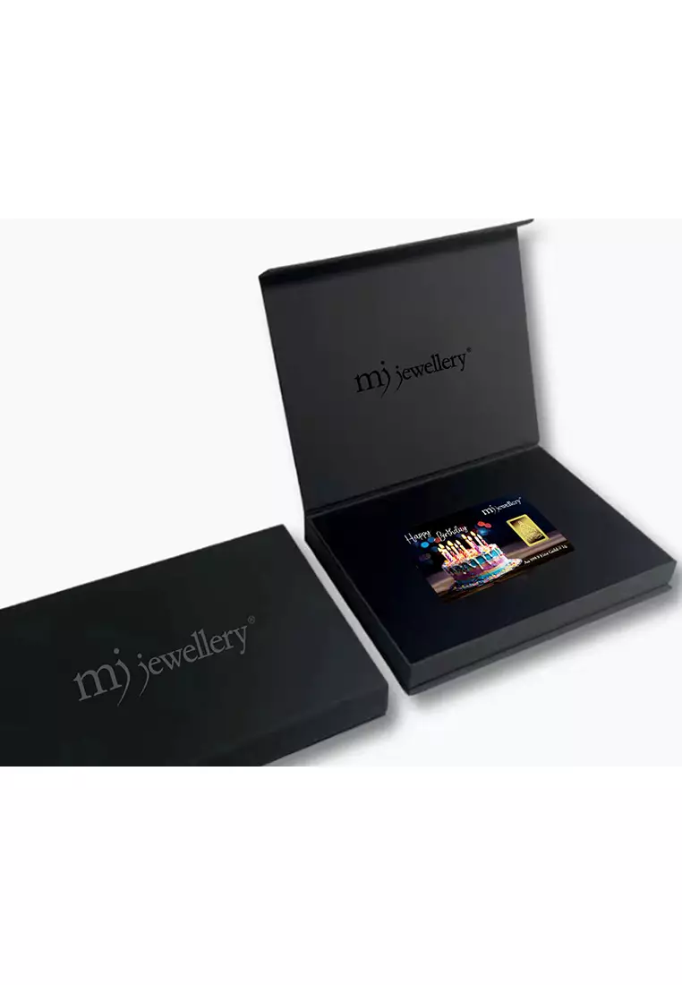 5G Gold Collection 999.9/24K Happy Birthday Series Gold Bar (1g)