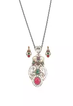 Gold, Ruby Red, Emerald Green