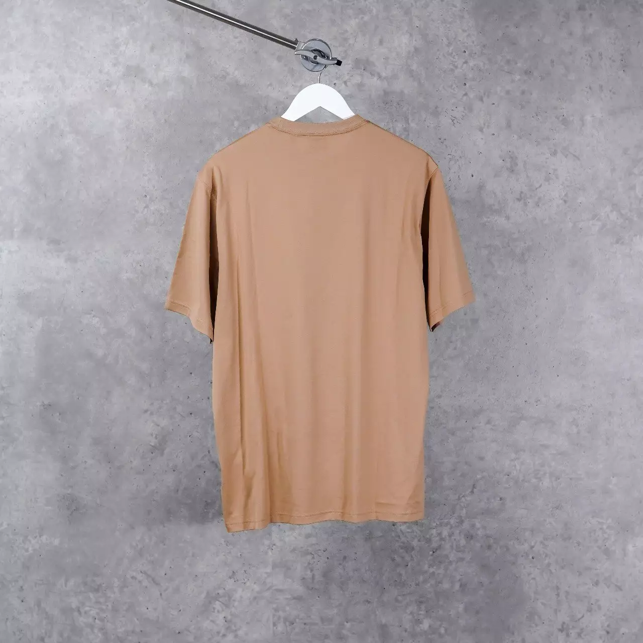 Kaos BURBERRY LONDON ENGLAND SQUARE CREAM BROWN TSHIRT 100% ORIGINAL