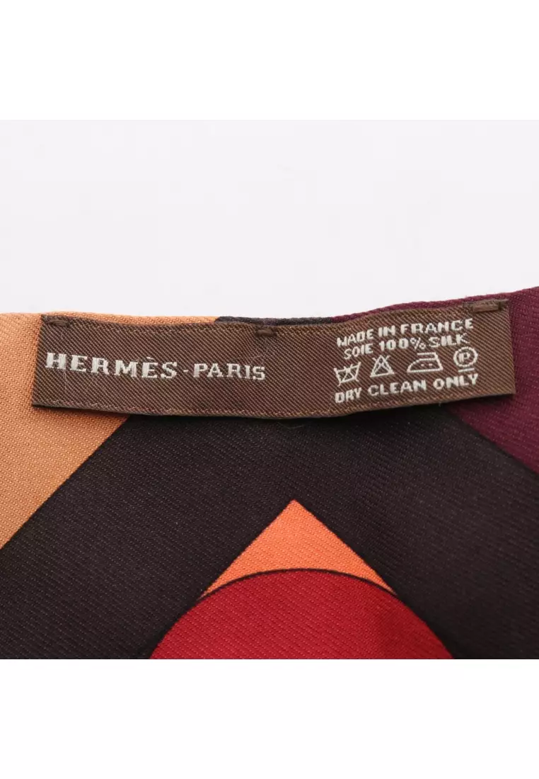 Pre-Loved Hermès twilly ribbon scarf silk multicolor