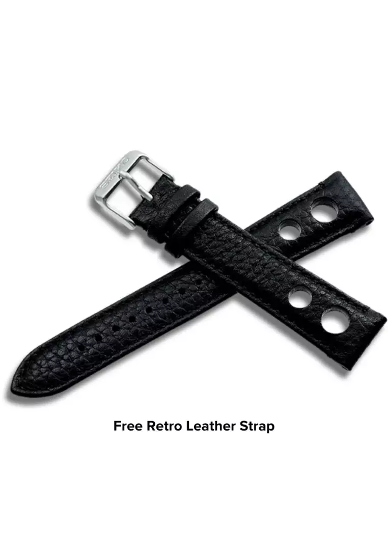 Seiko 5 Sports ‘Pepper Black’ 1968 Heritage Design Re-creation Limited Edition Automatic Watch SRPL05K1