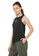 Fitleasure black Fitleasure Women's Running/Training Black Tank Top 2BB7BAA5DEAAA9GS_3