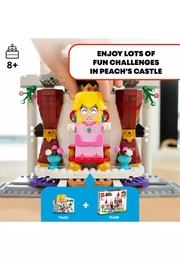 Buy LEGO LEGO® Super Mario™ 71408 Peach's Castle Expansion Set Building Kit  (1,216 Pieces) 2024 Online