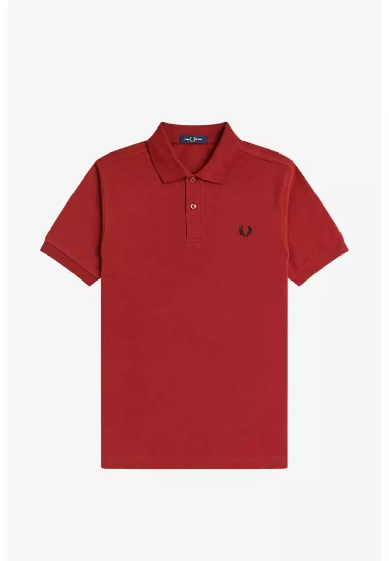 Fred Perry M6000 The Fred Perry Shirt (Burnt Red / Black)