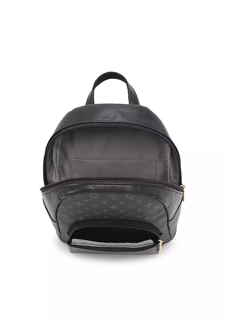 Women's Monogram Mini Backpack - Black