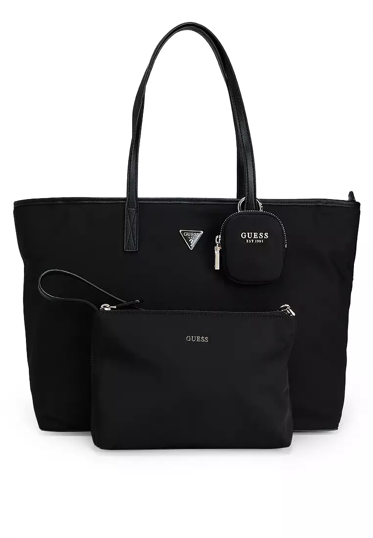 【GUESS】★BRIGITTA かご TOTE BAG ★韓国人気★ポーチ付き★ Buy Guess Eco Gemma Large Tech Tote Bag 2025 Online | ZALORA