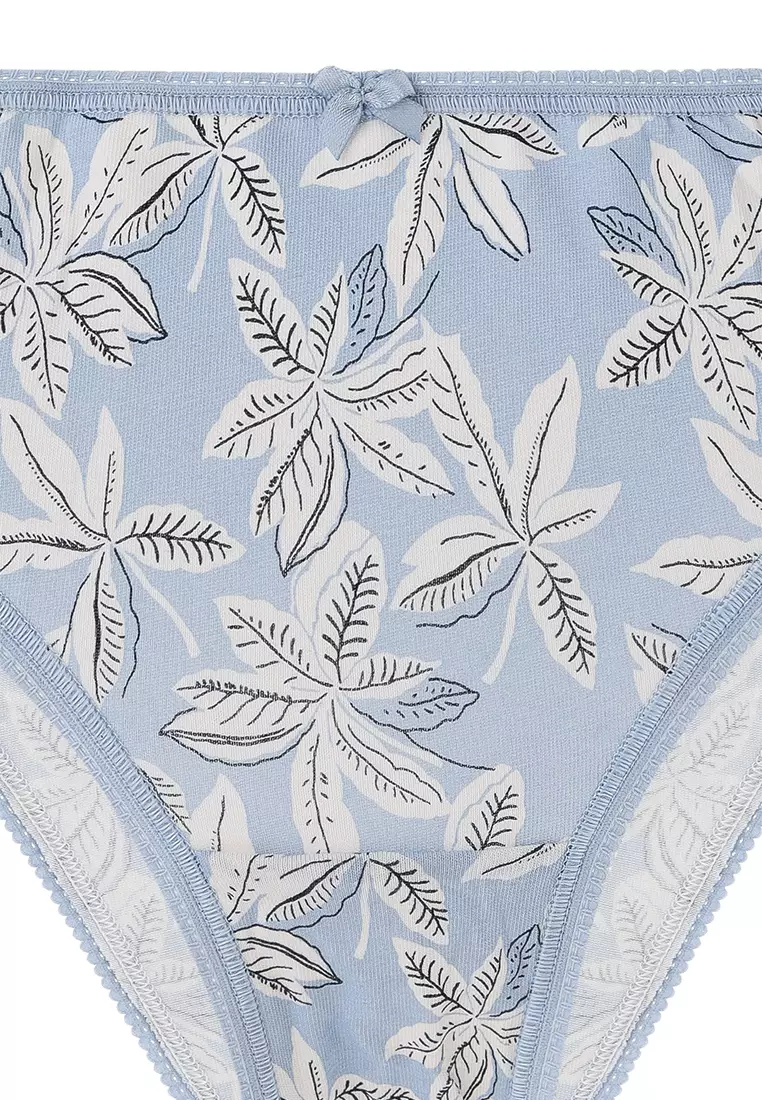 5pk Cotton Lycra™ Brazilian Knickers