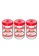 Herevin Herevin 3 Pcs Set 660ML Decorated Canister Set / Storage Container Set / Jar Set / Balang Kuih Kaca - Strawberry 5B4B7HLBB16205GS_1
