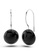 925 Signature black 925 SIGNATURE Black Onyx Earrings - Round Cabochon-Silver/Black E964FACB3369E1GS_1