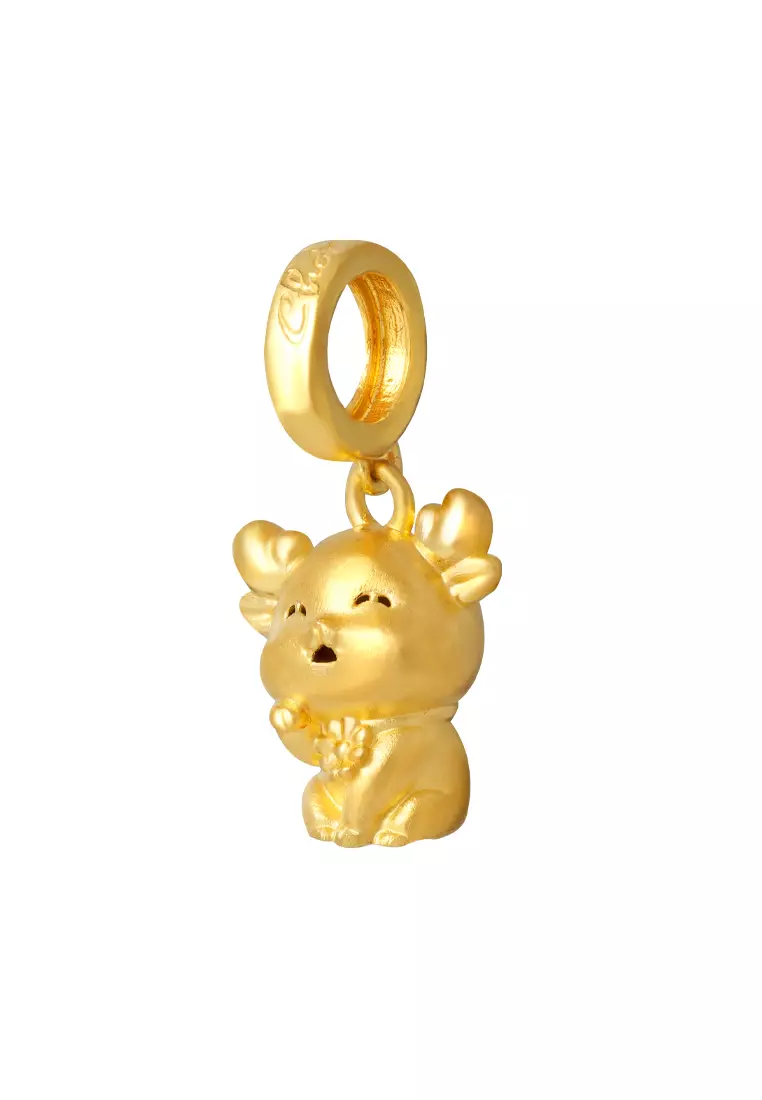 TOMEI Innocent Deer Charm, Yellow Gold 916