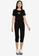 LC WAIKIKI black Women's Jogger Capri With Elastic Waist Flat Pocket Detailed D4974AA38E21C6GS_3