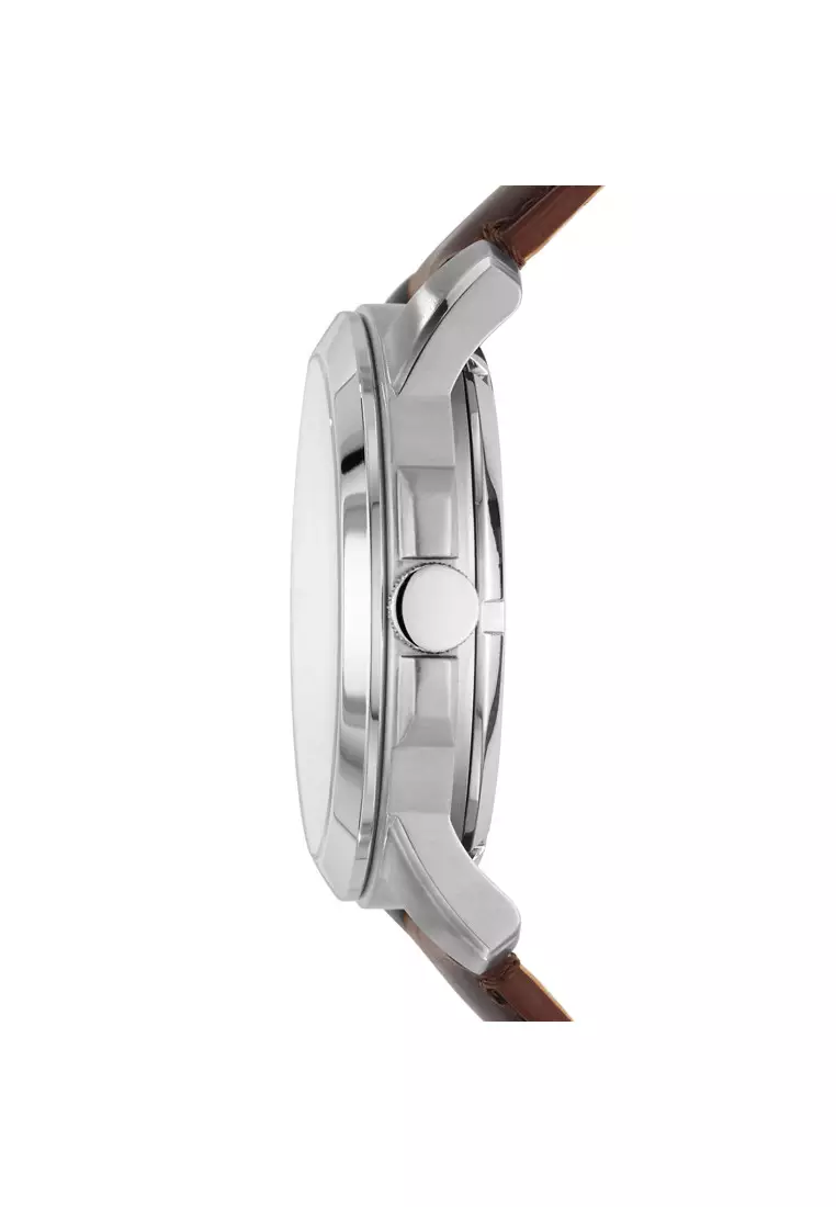 Grant Automatic Dark Brown Leather Watch ME3099