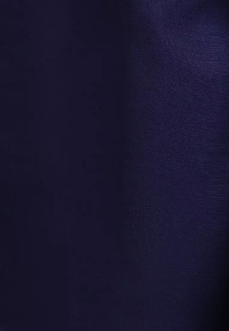 Emba Denim - Aram One Kemeja Koko Pria Lengan Panjang Oversize Navy