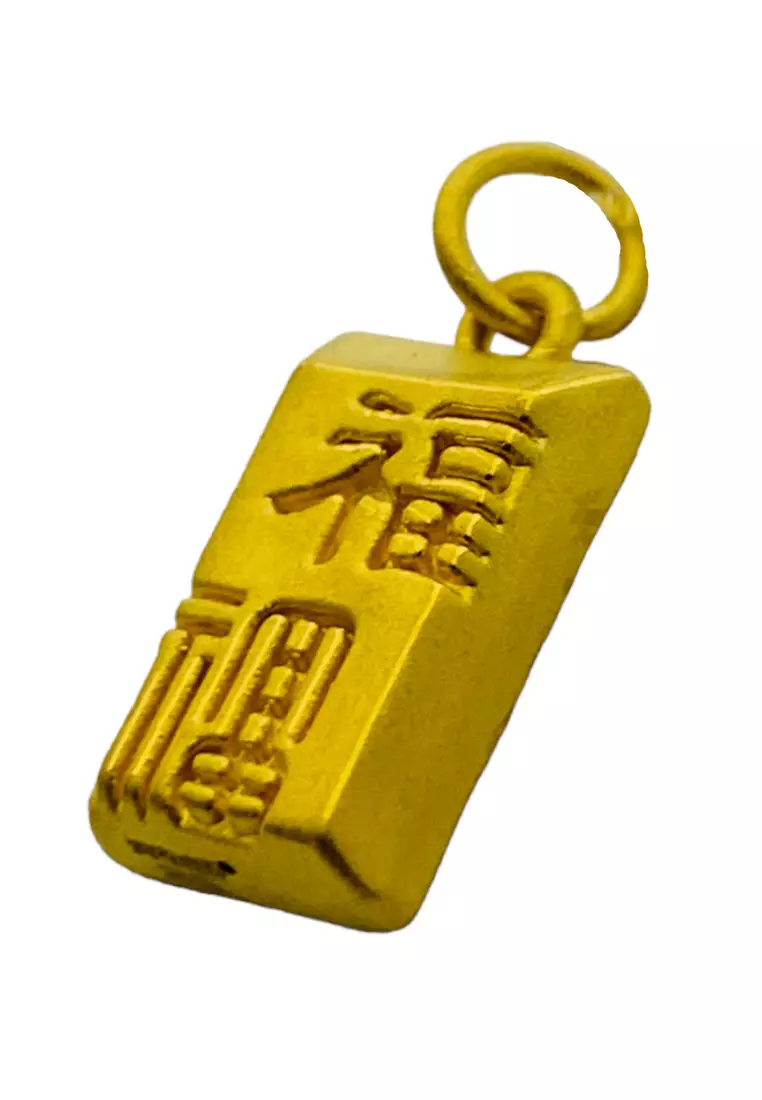 LITZ 999 (24K) Gold Pendant EP0397 (1.11g+/-)