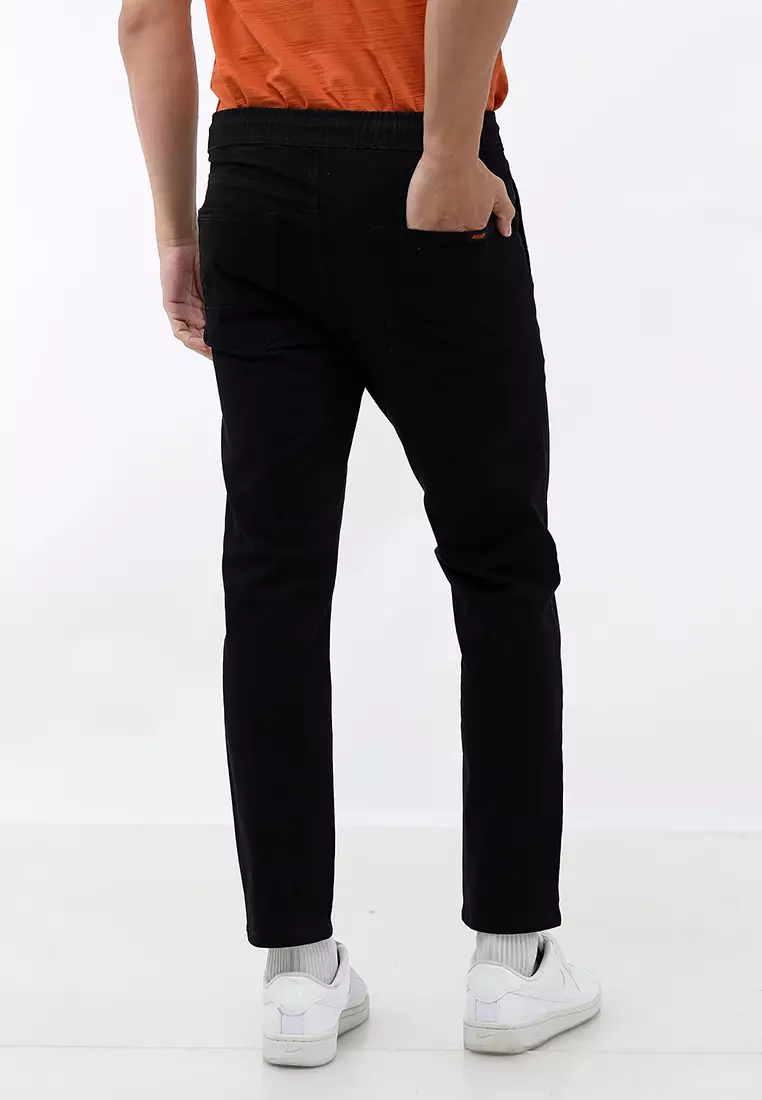 Colored Long Pants Slim Straight Stretch