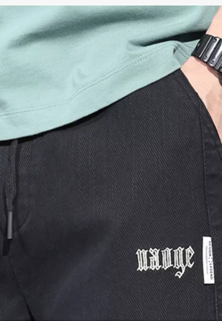 Drawstring Slim Jogger Pants