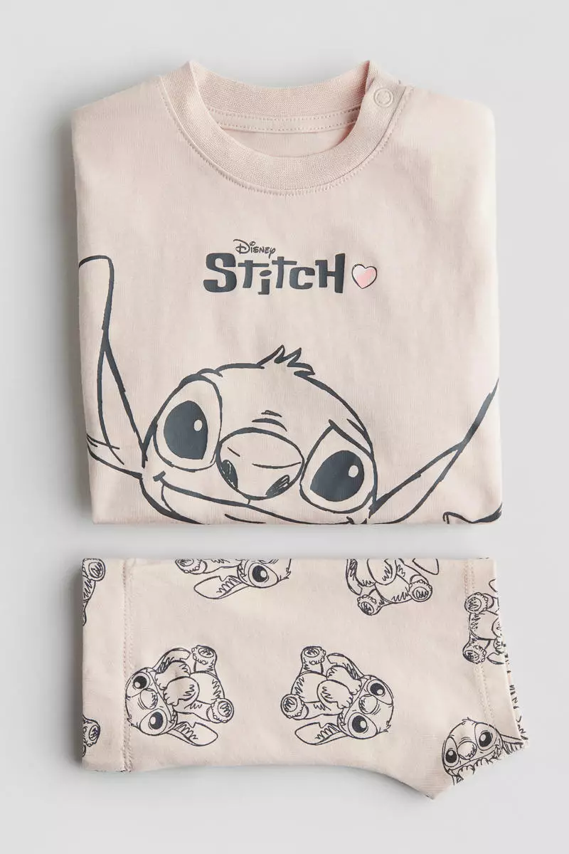 2-piece printed cotton set